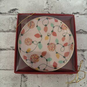Cherrywood Lane Holiday Light Trinket Tray 4" NWT